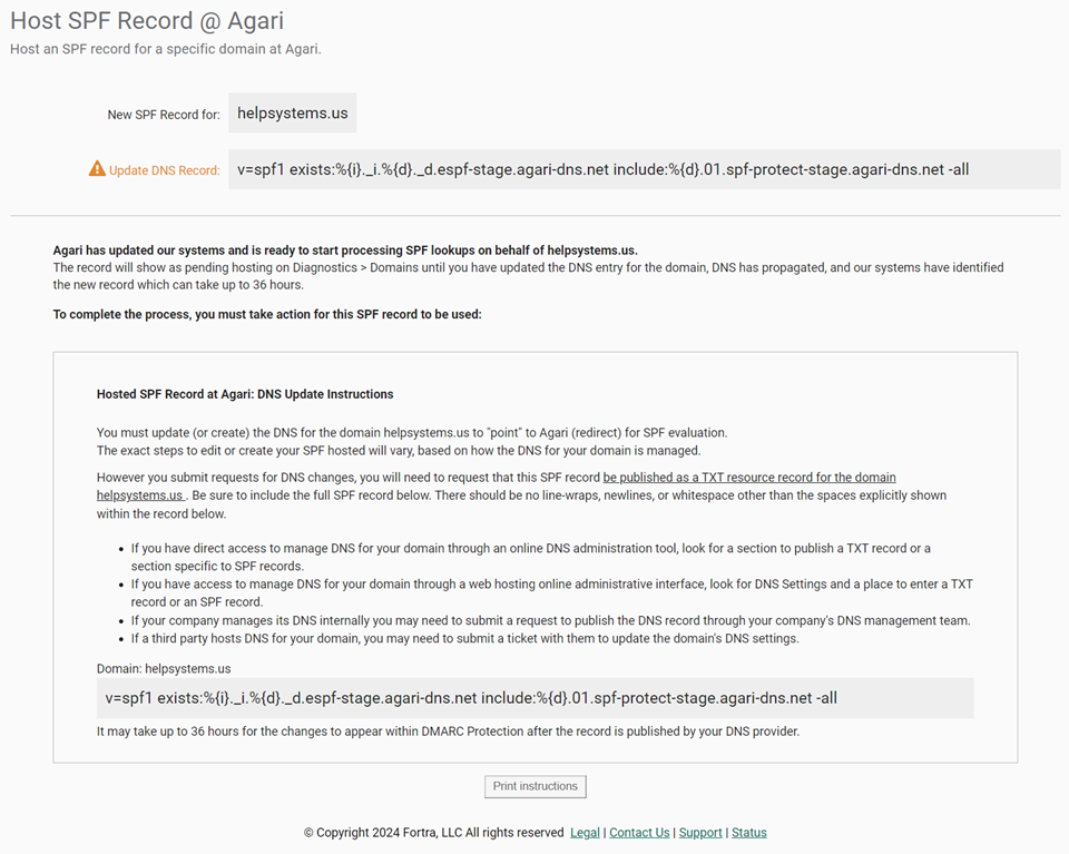 Hosted SPF Instructions. Hosted SPF Instructions.