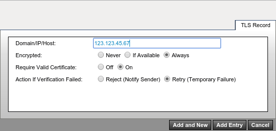 Sample Configure options page. Sample Configure options page.