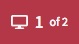 The domains icon has a red background when one ore more domains are considered malicious. The domains icon has a red background when one ore more domains are considered malicious.