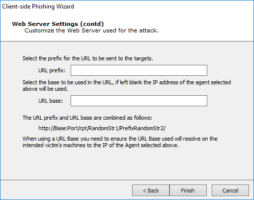 Web Server Settings