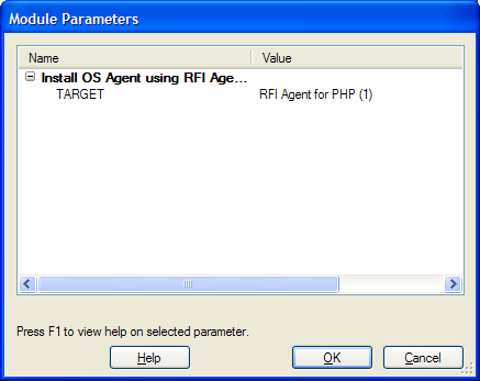 Module: Install OS Agent using RFI Agent (PHP)