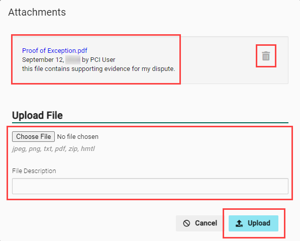 Disputing Files Disputes