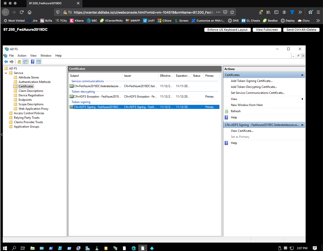 Active Directory Federation Services (AD FS)