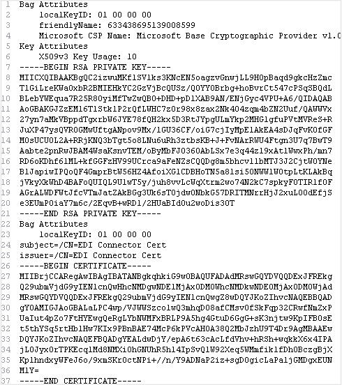 openssl convert certificate pfx to pem