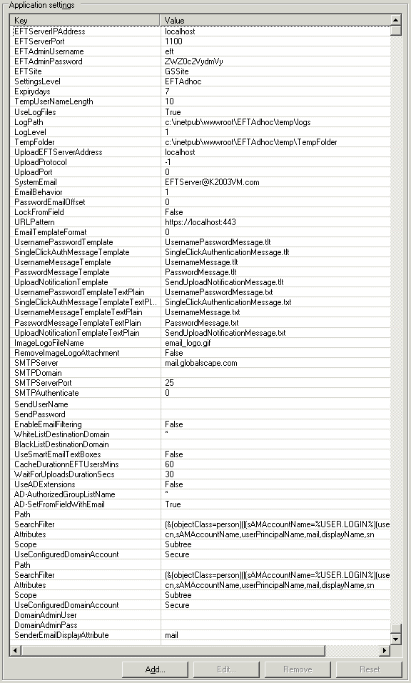 Editing The Configuration File web config 