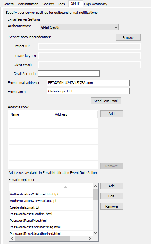 SMTP Server Settings smtp-server-settings