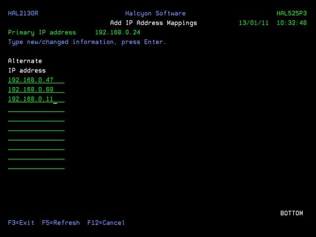 Adding a Primary IP Address