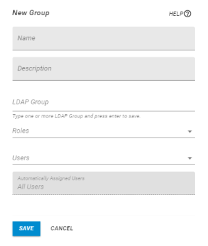 Creating a new security group.