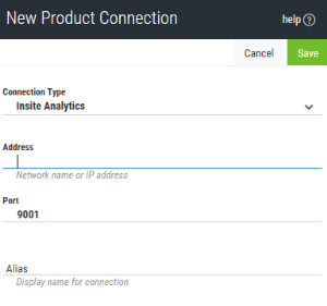 Using the New Product Connection page to add a new Webdocs for IBM i connection.