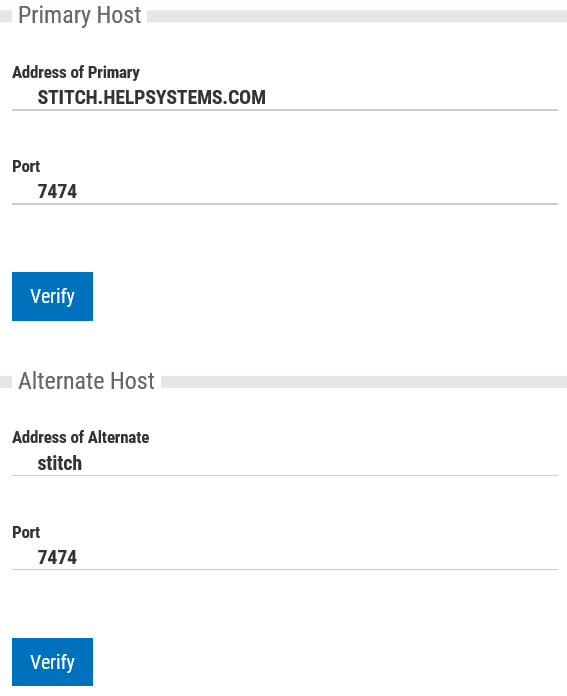 The Host Details panel.