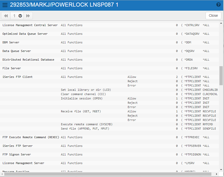 Transaction Report Screen