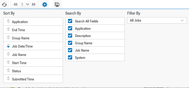 The settings for the Group History page.