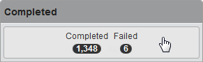 Showing to click the button at the top of the Schedule Activity list to see those jobs.