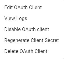 OAuth Clients