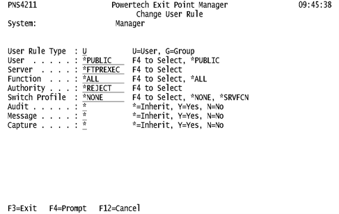 Adding the Initial Rule Set