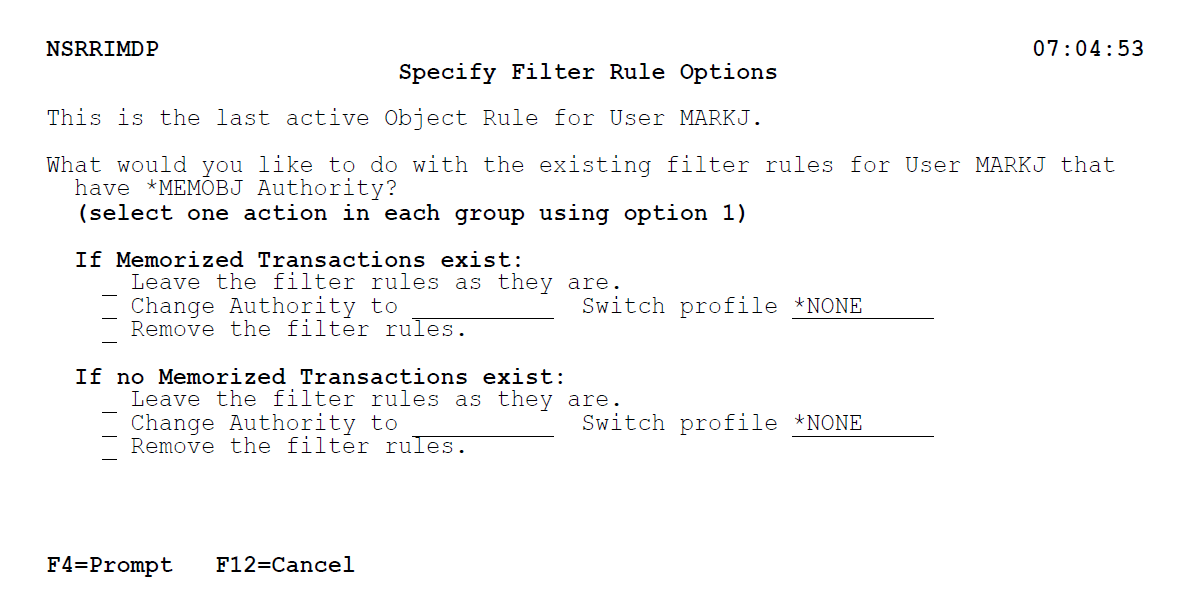 Object Rules - green screen